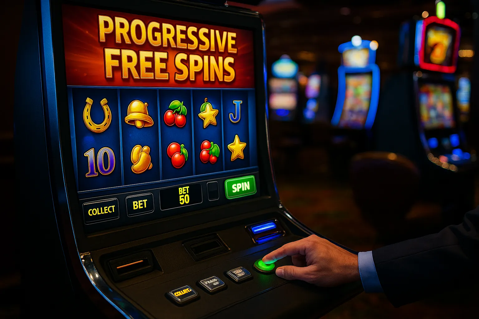 Why do Some Slots Feature Progressive Free Spins